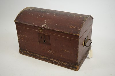 Lot 1198 - A 19th Century trunk containing a family cache of baby dresses