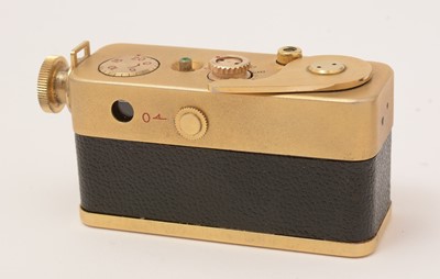Lot 803 - A Golden Steky Subminiature camera.