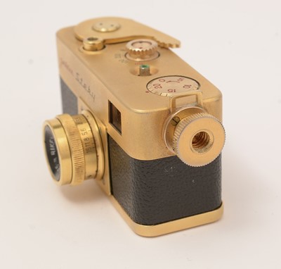 Lot 803 - A Golden Steky Subminiature camera.