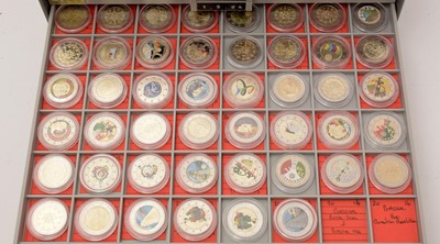 Lot 194 - A collection of €2 coins.