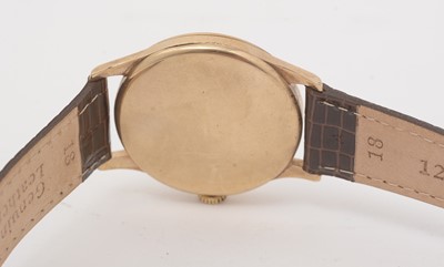 Lot 392 - Omega: a 9ct yellow gold cased wristwatch