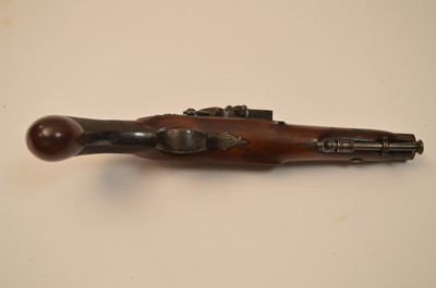 Lot 1022 - An early 19th Century flintlock pistol, by William Hole