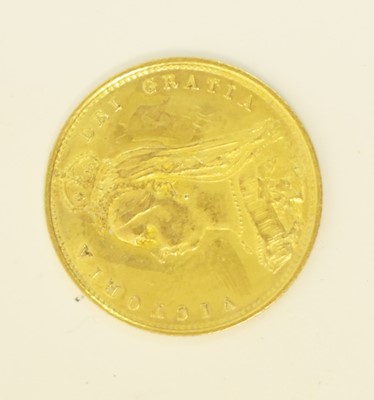 Lot 1033 - A Queen Victoria gold half sovereign.