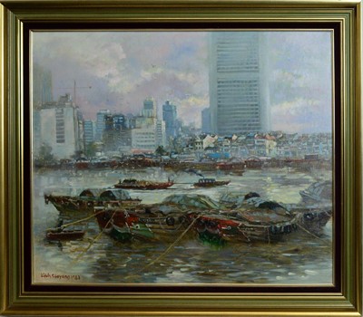 Lot 567 - Koeh Sia Yong - Singapore River | oil