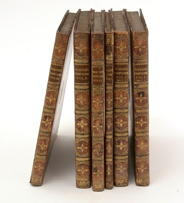 Lot 170 - Warner (Richard) Collections For The History Of Hampshire, 5 vols. in. 6