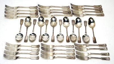 Lot 577 - A George V silver set of cutlery, by Mappin & Webb