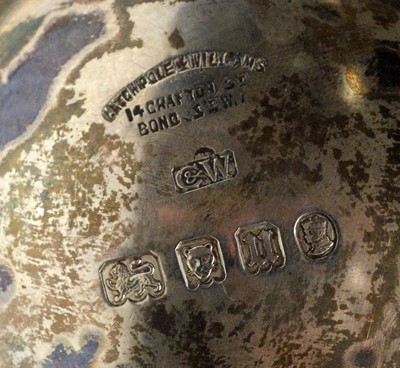 Lot 530 - A George V silver jug, by Catchpole & Williams Ltd
