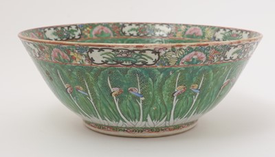 Lot 719 - Canton punch bowl
