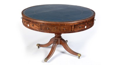 Lot 1296 - A Scottish Regency mahogany rent table