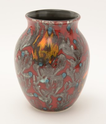 Lot 429 - Two Poole Magma pattern Vases.
