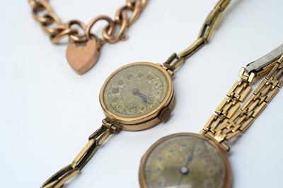 Lot 198 - A bracelet and two watches