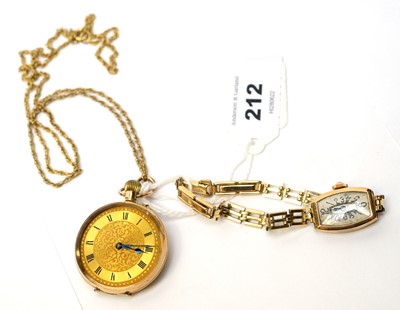 Lot 212 - Fob and Cocktail watches