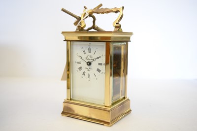 Lot 357 - 20th Century carriage clock and a French carriage clock