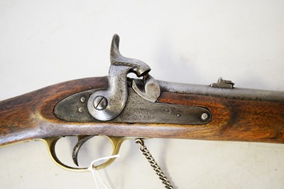 Lot 462 - A 19th Victorian percussion action rifle.