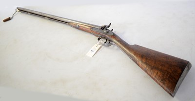 Lot 463 - A 19th Century percussion action double-barrelled shotgun