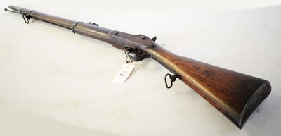 Lot 464 - A 19th Century percussion action rifle.