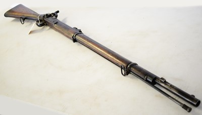Lot 464 - A 19th Century percussion action rifle.