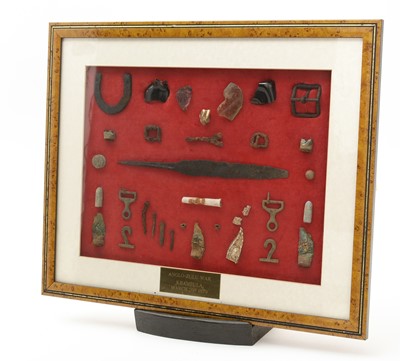 Lot 492 - Zulu War interest: a display of Battlefield finds from Khambula