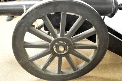 Lot 47 - A pair of large novelty replica cannons