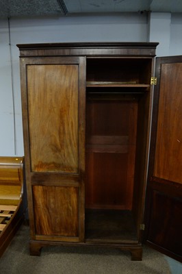 Lot 71 - Victorian mahogany two door wardrobe