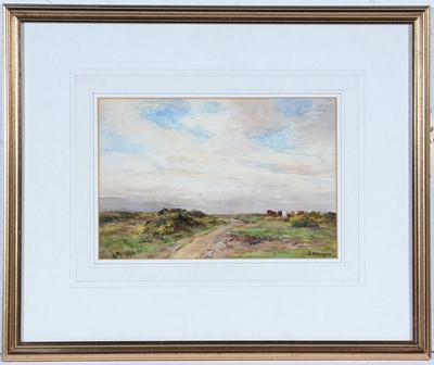 Lot 76 - John Atkinson - Country Track with Cattle | watercolour