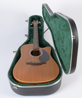 Lot 59 - Takamine EG510SC electro-acoustic guitar, cased