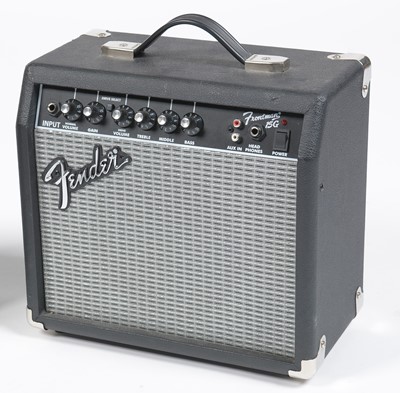 Lot 114 - Two guitar practice amps, Fender and Vantage.