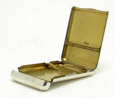 Lot 621 - Faberge, Moscow: an 84 standard Russian silver cigarette case