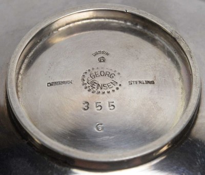 Lot 626 - Georg Jensen, Denmark: silver acorn pattern flatware
