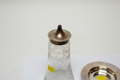 Lot 134 - Silver condiments and other items.