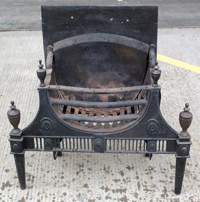 Lot 1012 - An 18th Century Adams-style firegrate.