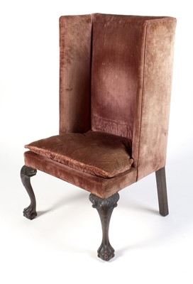 Lot 1063 - A 19th Century mahogany porter's chair