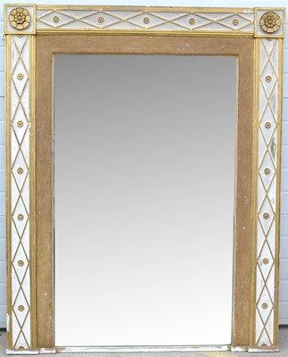 Lot 1023 - A large 19th Century gilt wood mirror