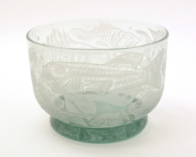 Lot 443 - Kenneth Knowles studio glass bowl