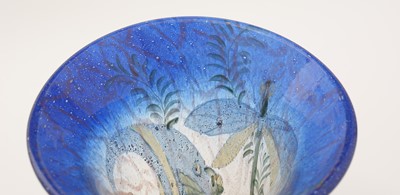 Lot 445 - Art glass fish vase