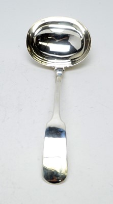 Lot 605 - Two George III Newcastle silver ladles.