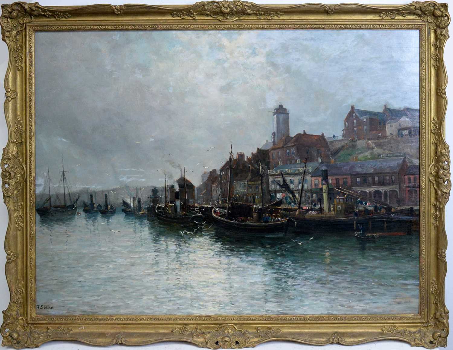 Lot 919 - John Falconar Slater - oil on board