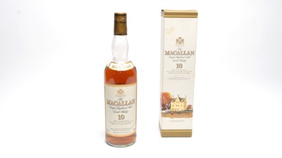 Lot 1082 - The Macallan Highland Single Malt Scotch Whisky, 10 years old