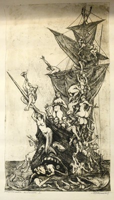 Lot 501 - Marcel Chirnoaga - The Ship of Temptations | etching and aquatint
