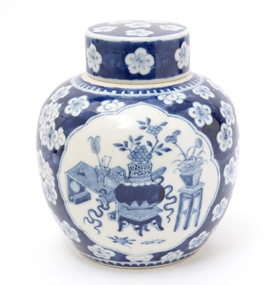 Lot 722 - Chinese blue and white ginger jar