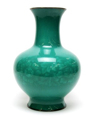 Lot 752 - Ando Musen enamel vase