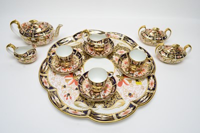 Lot 781 - Royal Crown Derby part tea and coffee service