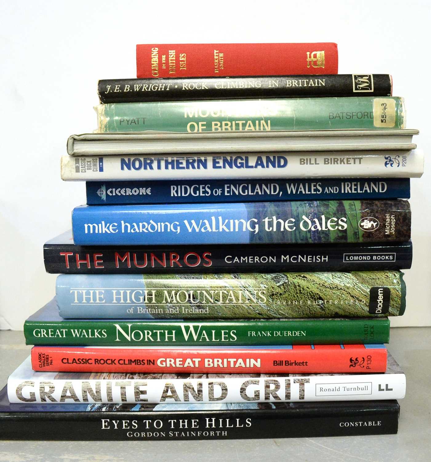 High Res Book Lot 1 - Books on Mountaineering.