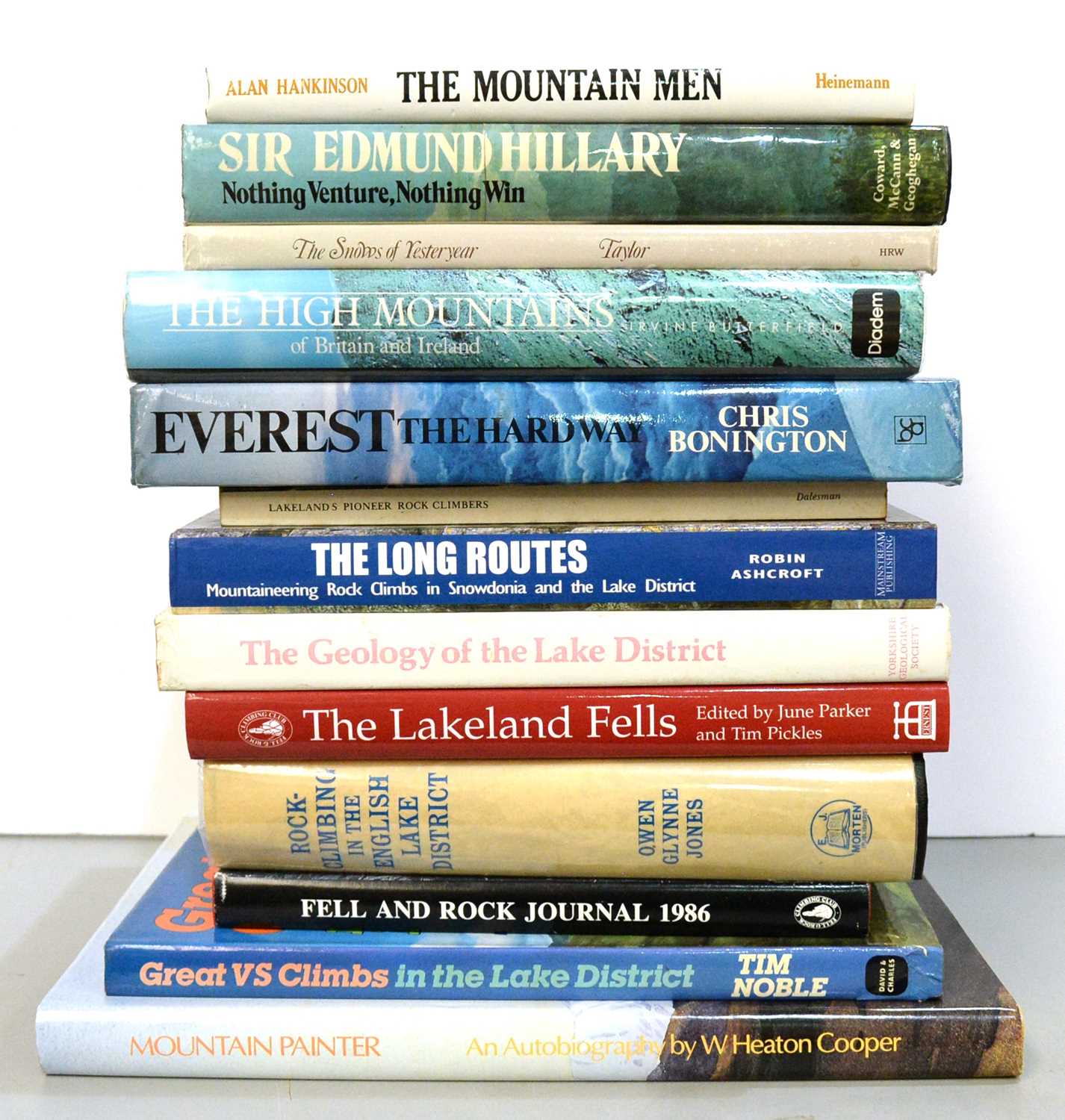 Lot 5 - Books on Mountaineering.