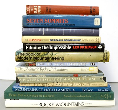 Lot 7 - Books on Mountaineering.