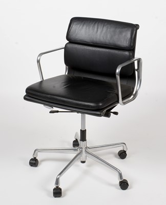 Lot 377 - After Charles and Ray Eames: a contemporary EA208 soft pad chair for Vitra