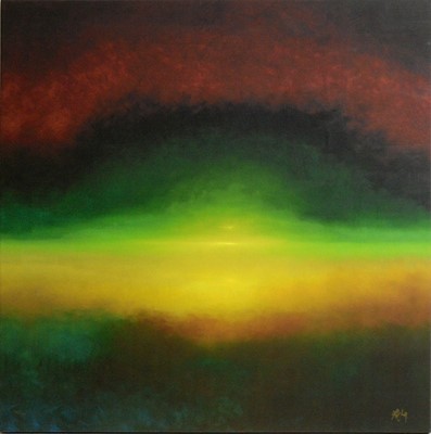 Lot 710 - Terry Donnelly - The Northern Lights, and The Gloaming | box canvas print