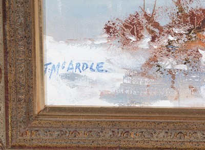 Lot 111 - Terence McArdle - A Winter's Day | oil