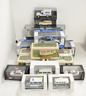 Lot 219 - A collection of die-cast model vehicles.