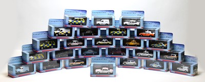 Lot 231 - A collection of Corgi Vanguards limited edition die-cast model police cars.
